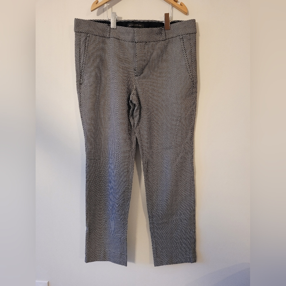Banana Republic Ryan Black And White Pants Size 6